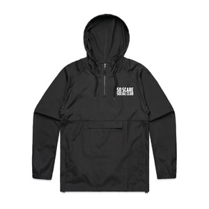 SO SCARE CHAMPION WINDBREAKER - BLACK SO SCARE SOCIAL CLUB