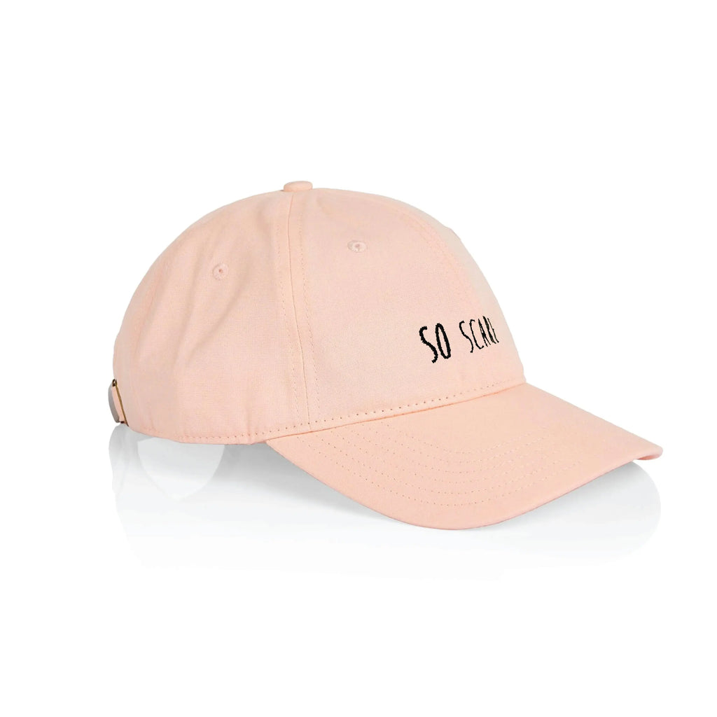 SO SCARE DAD HAT - BABY PINK SO SCARE SOCIAL CLUB