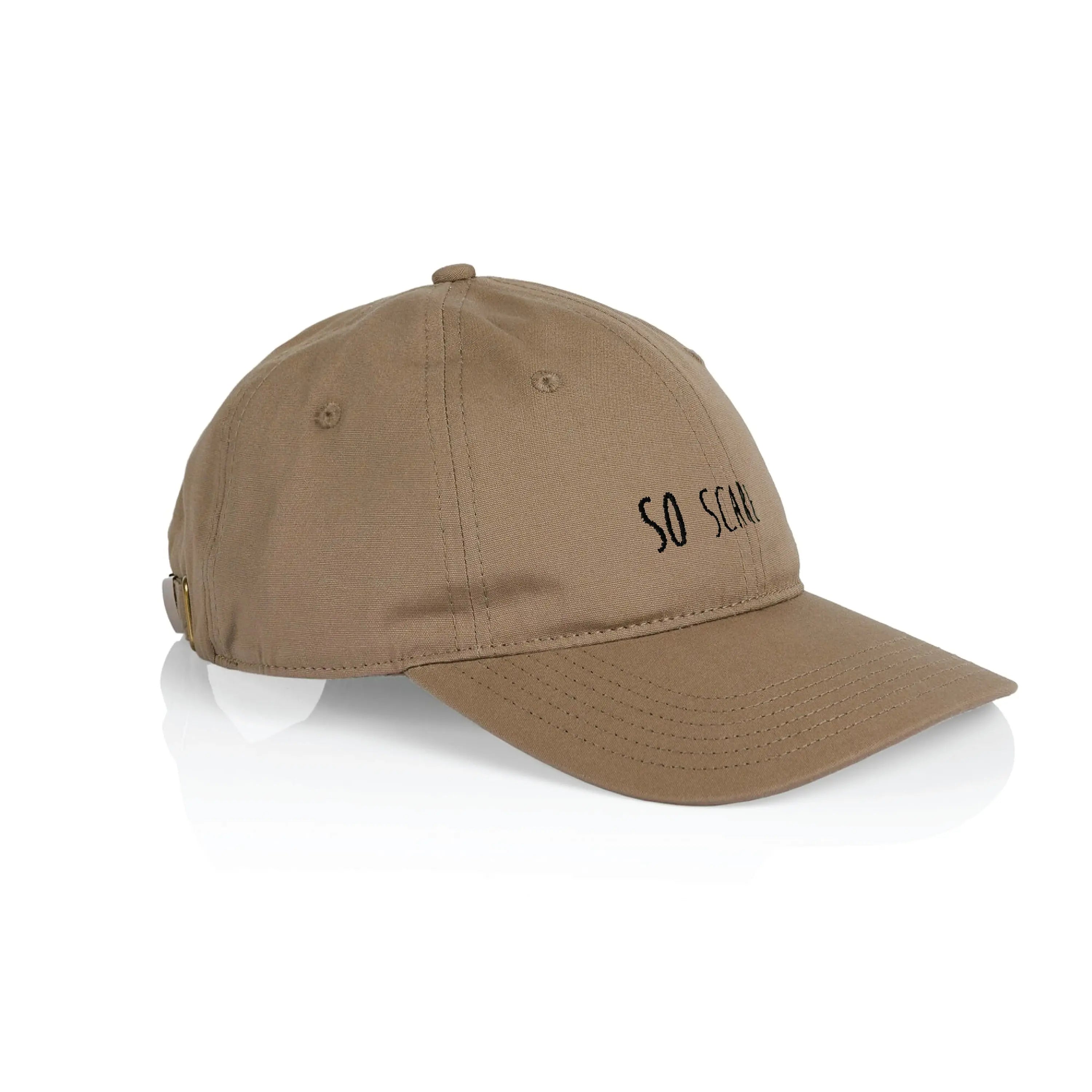 SO SCARE DAD HAT - BROWN SO SCARE SOCIAL CLUB