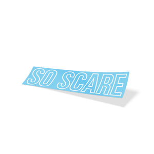 SO SCARE HOLLOW WINDSHIELD BANNER SO SCARE SOCIAL CLUB