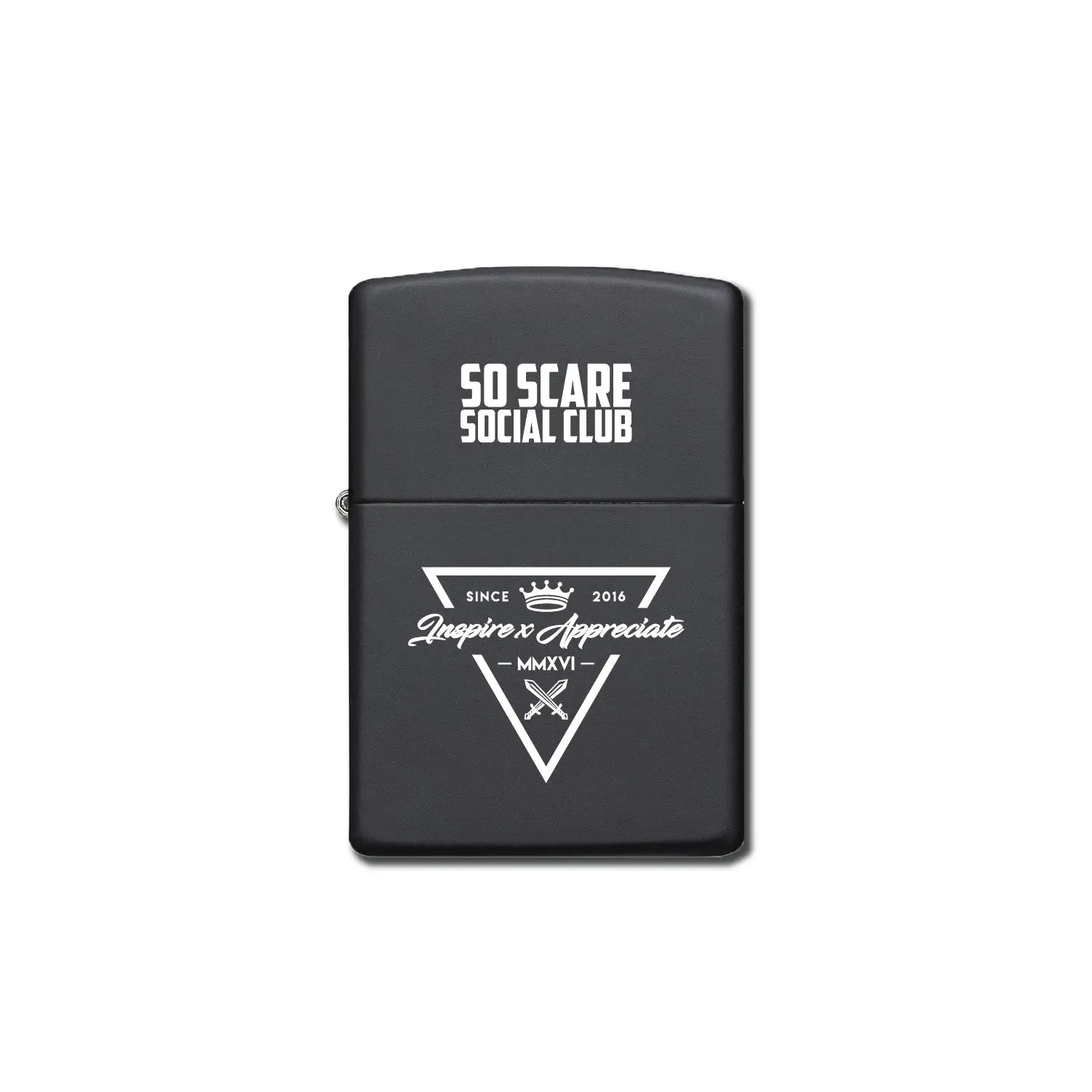 SO SCARE ZIPPO LIGHTER SO SCARE SOCIAL CLUB